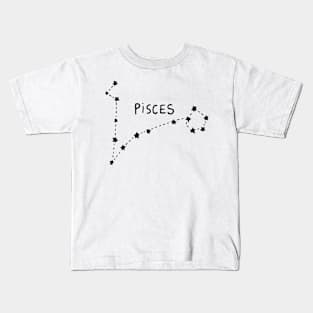 Zodiac Sign - Pisces Kids T-Shirt